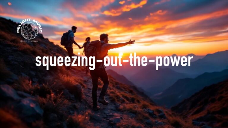 squeezing out the power