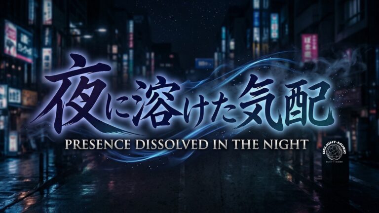 夜に溶けた気配